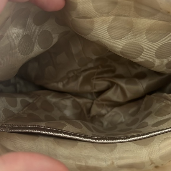 Kate Spade Blush Pink Glittery Rose Gold Long Shoulder Purse - Picture 10 of 10